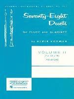 bokomslag 78 Duets for Flute and Clarinet: Volume 2 - Advanced (Nos. 56-78)