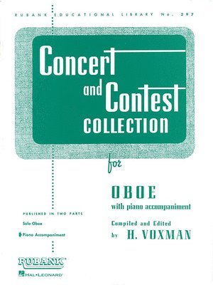 Concert and Contest Collection for Oboe: Piano Accompaniment