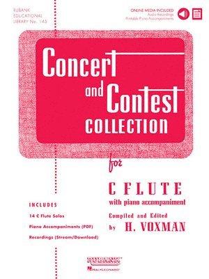 bokomslag Concert and Contest Collection for C Flute Book/Online Media