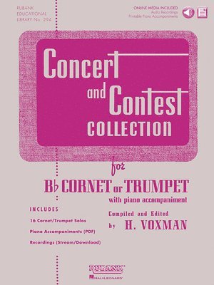 H. Voxman - CONCERT & CONTEST COLLECTION FOR TRUMPET, Häftad