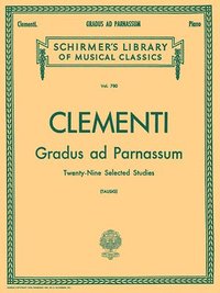 bokomslag Gradus AD Parnassum: Schirmer Library of Classics Volume 780 Piano Solo