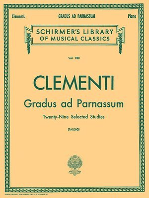 bokomslag Gradus AD Parnassum: Schirmer Library of Classics Volume 780 Piano Solo