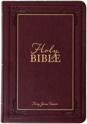 KJV Holy Bible Giant Print Compact Garnet