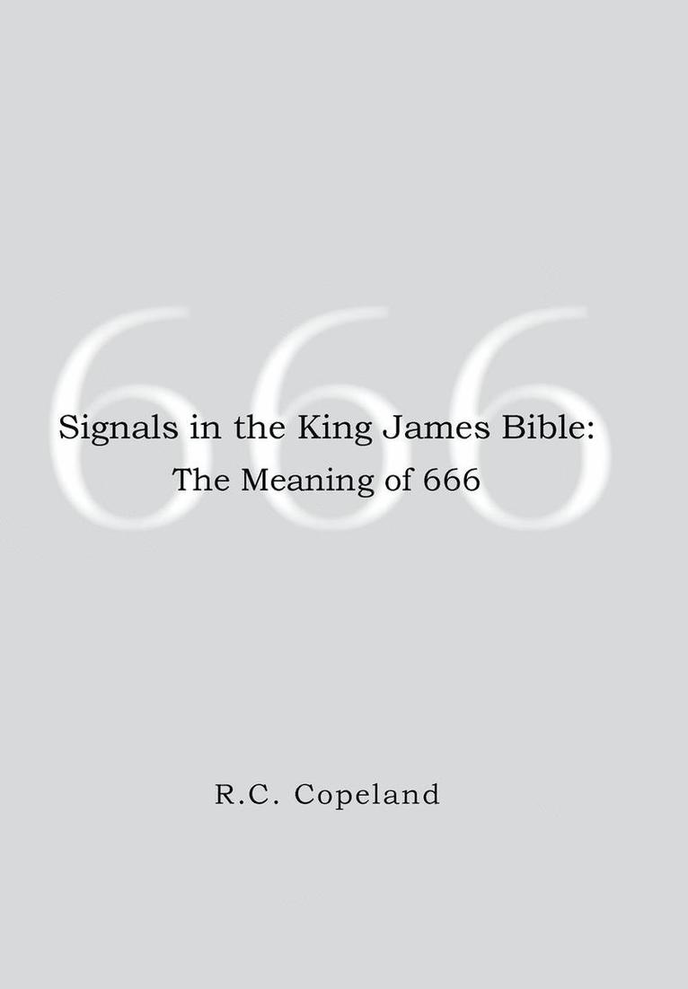 Signals in the King James Bible 1