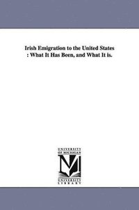 bokomslag Irish Emigration to the United States