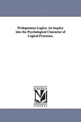 Henry Longueville Mansel - Prolegomena Logica, Häftad