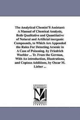 The Analytical Chemist'S Assistant 1