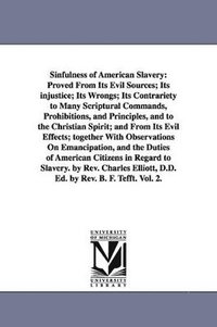 bokomslag Sinfulness of American Slavery