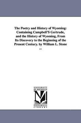 bokomslag The Poetry and History of Wyoming