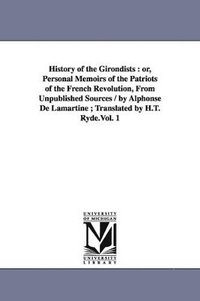 bokomslag History of the Girondists