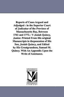 Reports of Cases Argued and Adjudged 1