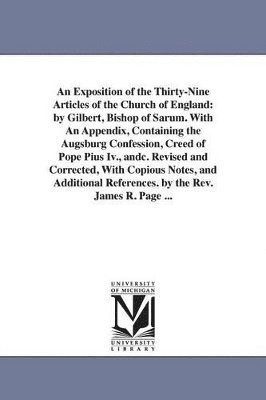bokomslag Exposition of the Thirty-Nine Articles of the Church of England