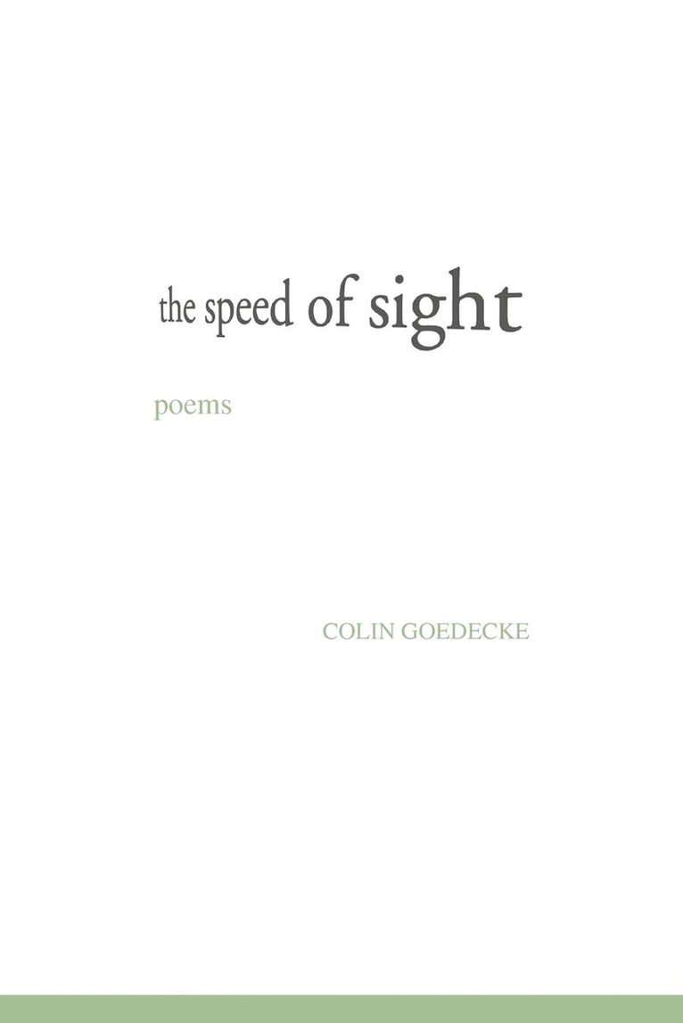 The Speed of Sight 1