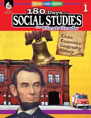 bokomslag 180 Days: Social Studies for First Grade