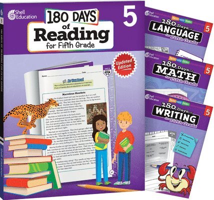 Multiple Authors, Margot Kinberg - 180 Days(tm) Reading, Math, Writing, & Language for Grade 5: 4-Book Set: Practice, Assess, Diagnose, Häftad