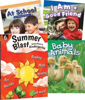 Multiple Authors - Learn-at-Home Kindergarten 4-Book Set, Häftad