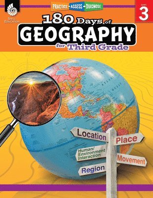 Saskia Lacey - 180 Days®: Geography for Third Grade, Häftad