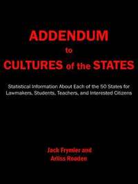 bokomslag Addendum to Cultures of the States