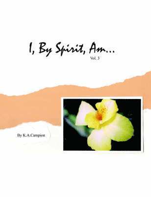 bokomslag I, By Spirit, Am...Vol 3