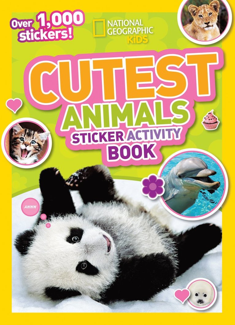 National Geographic Kids Cutest Animals Sticker Activity Book 1