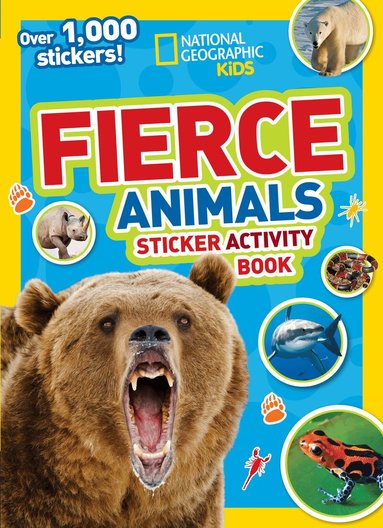 National Geographic Kids - National Geographic Kids Fierce Animals Sticker Activity Book, Häftad
