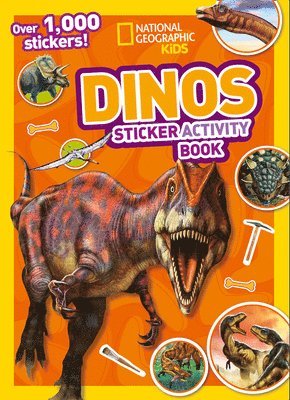 National Geographic Kids, Kate Olesin - Dinos Sticker Activity Book, Häftad