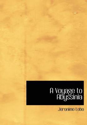 bokomslag A Voyage to Abyssinia