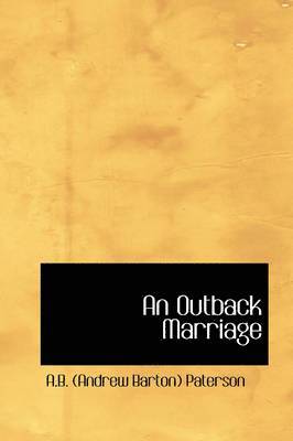 bokomslag An Outback Marriage