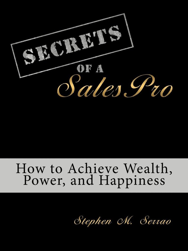 Secrets of a SalesPro 1