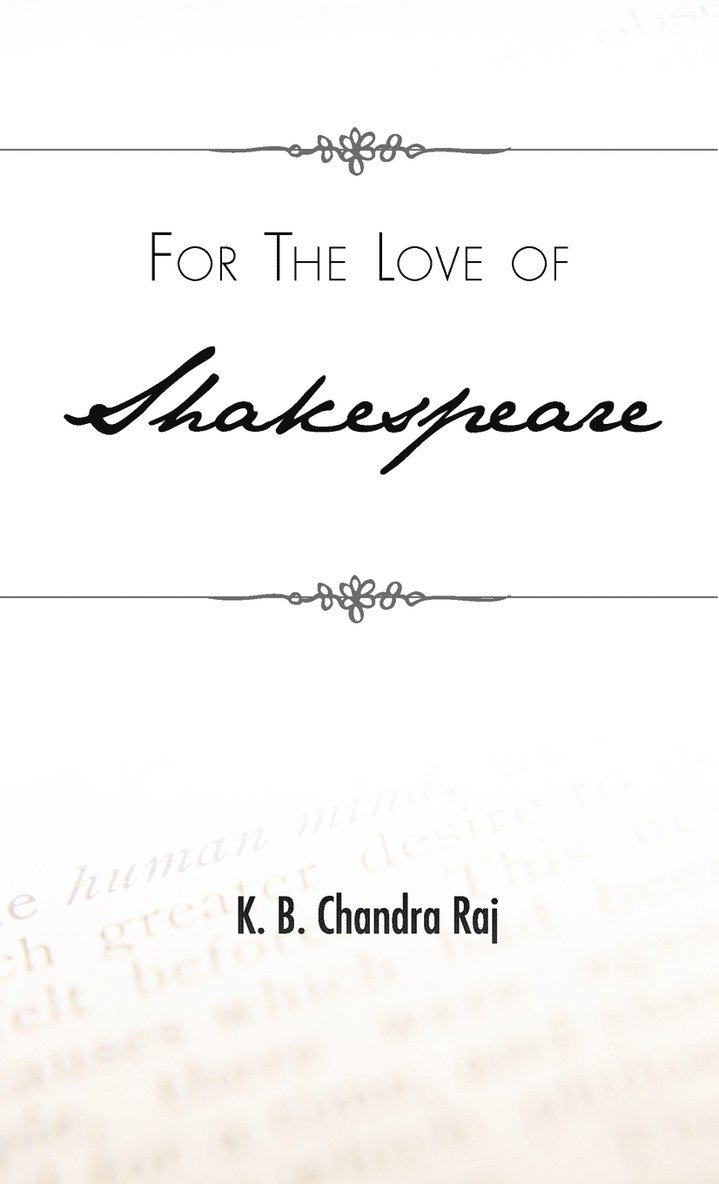 For the Love of Shakespeare