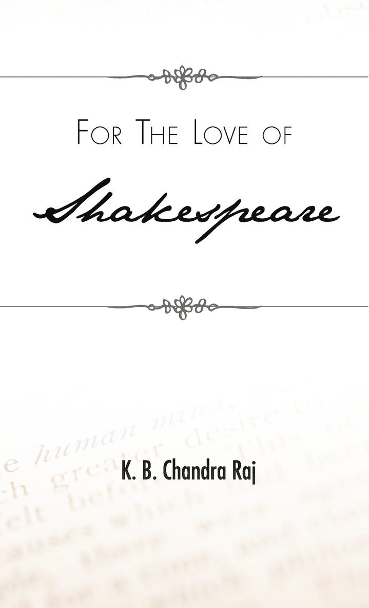 For the Love of Shakespeare 1