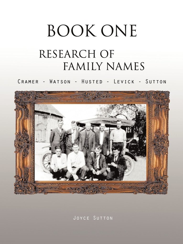 Book One Research of Family Names 1