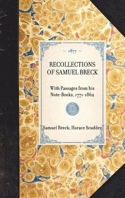 Recollections of Samuel Breck 1