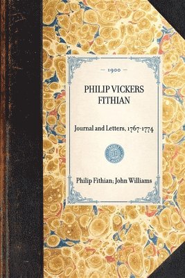 Philip Vickers Fithian 1