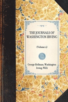 bokomslag Journals of Washington Irving(volume 2)