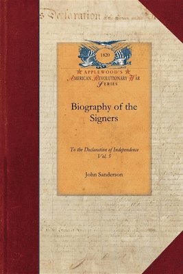 Biography of the Signers 1