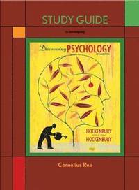 bokomslag Discovering Psychology Study Guide