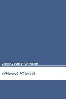 bokomslag Greek Poets