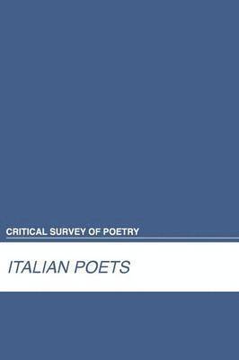 Rosemary M. Canfield Reisman, Salem Press - Italian Poets, Inbunden