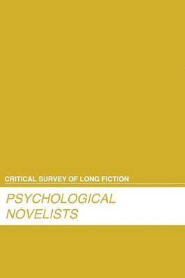 Carl Rollyson, Salem Press - Psychological Novelists, Inbunden