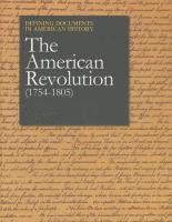bokomslag The American Revolution 1754-1805