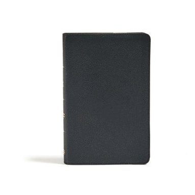 bokomslag CSB Personal Size Bible, Black Genuine Leather