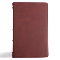 bokomslag CSB Single-Column Personal Size Bible, Burgundy