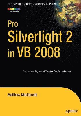 bokomslag Pro Silverlight 2 in VB 2008
