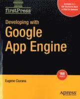 bokomslag Developing with Google App Engine