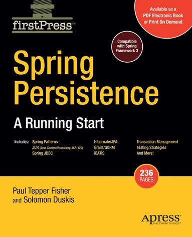 Mark Fisher, Solomon Duskis - Spring Persistence -- A Running Start, Häftad