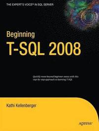 bokomslag Beginning T-SQL 2008
