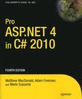 bokomslag Pro ASP.NET 4.0 In C# 2010 4th Edition