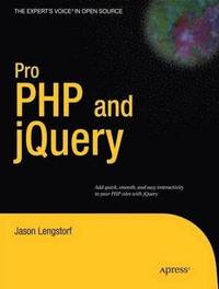 bokomslag Pro PHP and jQuery