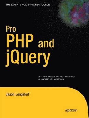 bokomslag Pro PHP and jQuery